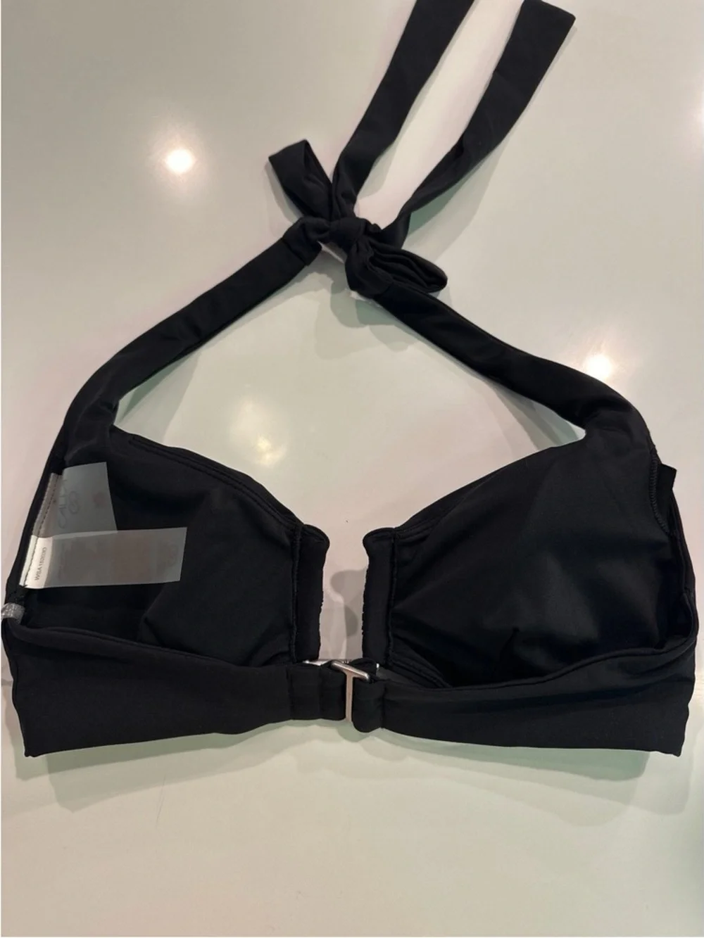 Classic Black Halter Swim Top